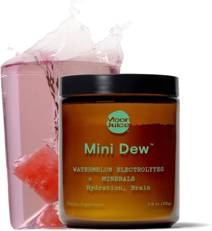 Moon Juice - Mini Dew Electrolytes Powder - Watermelon (30 Servings) - 2in1 Electrolytes & Minerals - Hydration Powder - Magnesium, Calcium, Potassium & Pink Salt - Sugar Free, Vegan, Non GMO-VivaGrace Women