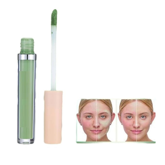 MAEPEOR Liquid Conceal Contour 7 Colors Cream Lightweight Liquid Concealer Contour Makeup for Concealing Blemishes, Brighten Dark Circles (Color 06 Green)-VivaGrace Women