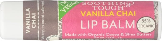Soothing Touch Lip Balm Vegan Vanilla Chai, Pack of 3-VivaGrace Women