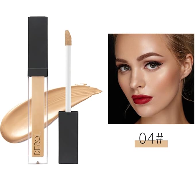 Liquid Concealer Makeup - Natural Coverage & Highly Pigmented Lightweight Concealers 6.5ml (04)-VivaGrace Women