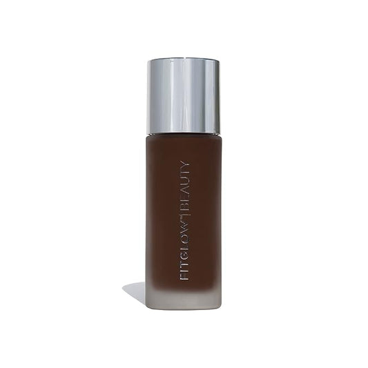 Fitglow Beauty - Natural Foundation+ Photo-Filtering Foundation | Vegan, Woman-Owned Clean Beauty (F9 - Rich Deep Warm, Golden Undertones)-VivaGrace Women