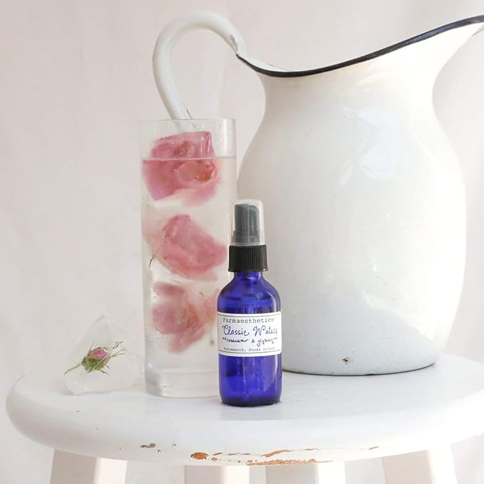 Farmaesthetics Classic Waters Rosewater and Glycerin (2 fl oz) | Ethically Sourced Sustainable Beauty | Clean, All Natural, Small Batch Skincare-VivaGrace Women
