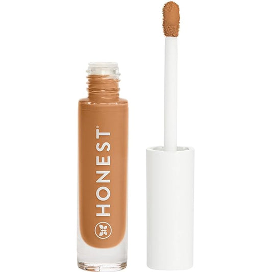 Honest Beauty Fresh Flex Concealer with Niacinamide + Vitamin E + Hyaluronic Acid | Vegan + Cruelty free | Maple, 0.17 fl oz-VivaGrace Women
