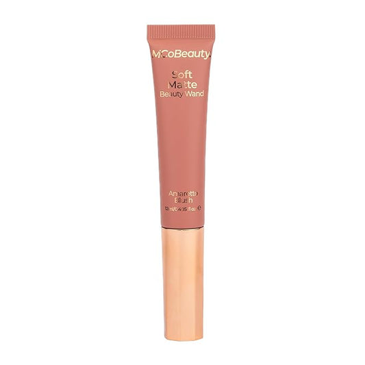 MCoBeauty Soft Matte Beauty Wand, Amaretto Blush, Velvety Finish of Buildable Color, Vegan, Cruelty Free Cosmetics-VivaGrace Women