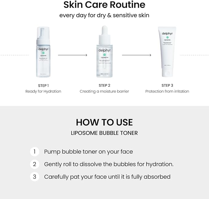 Liposome Waterful Bubble Toner, Hydrating Foam Toner for Sensitive Skin with Centella Asiatica TECA, Korean Skincare for Trouble Care (5.07 fl. oz, 150ml)