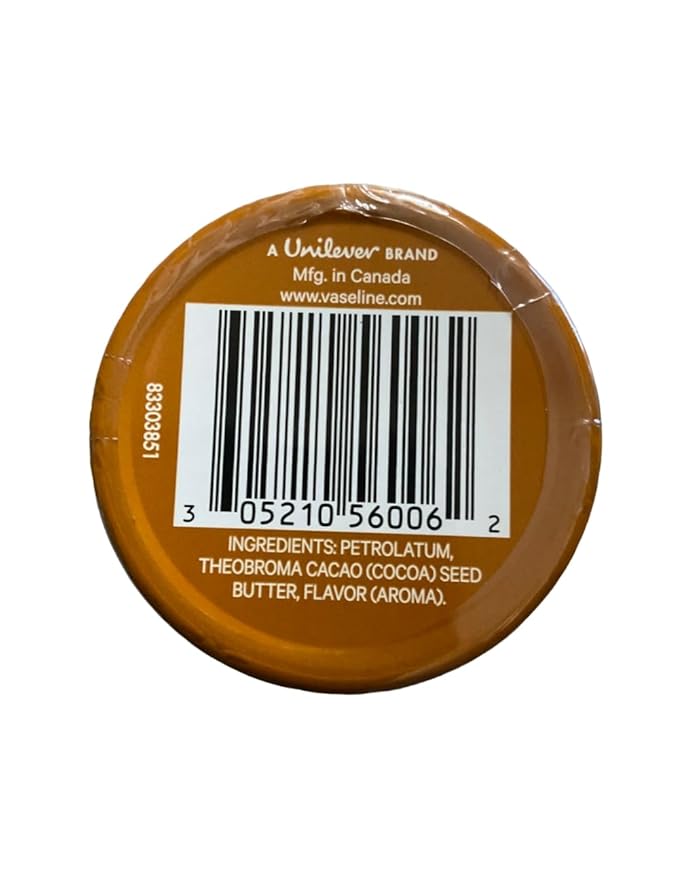 Vaseline Lip Therapy Cocoa Butter Lip Balm Tin, 0.6 Ounce - 12 per case.-VivaGrace Women