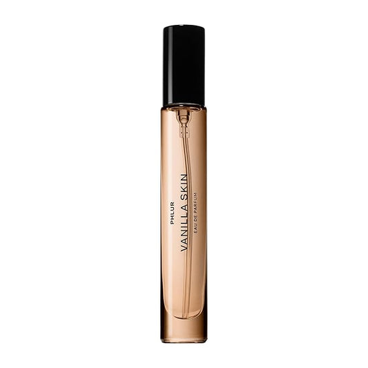 PHLUR Vanilla Skin Eau de Parfum - Travel Size Perfume Fragrance - Vanilla Perfume with Pink Pepper, Cashmere Wood & Sandalwood (9.5mL)