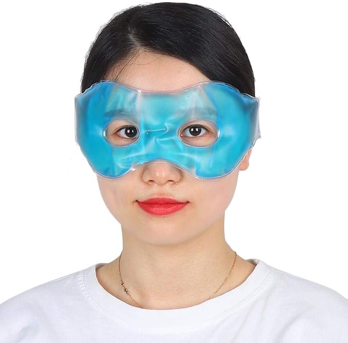 Cooling Eye,Reusable Anti-Fatigue Dark Circles Cold & Hot Compress Sleeping Eye Ice Cooling Eye-VivaGrace Women