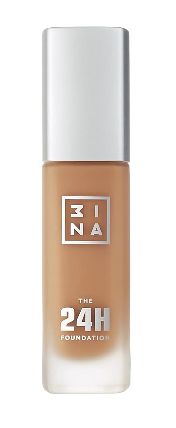 3INA The 24H Foundation 621-24H Long-Wearing Formula - Medium To High Buildable Coverage - Smooth Matte Finish - Expanded Shade Selection - Waterproof, Cruelty Free, Vegan Makeup- 1.01 Oz-VivaGrace Women