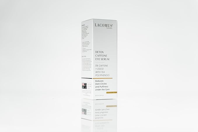 Advance Caffeine 5% + EGCG Serum for Brighter Eyes - Powerful Eye Contour Serum for Reduces Puffiness, Dark Circles, and Pigmentation - Hydrating and Smoothing Formula - LACOMUS Australia-VivaGrace Women