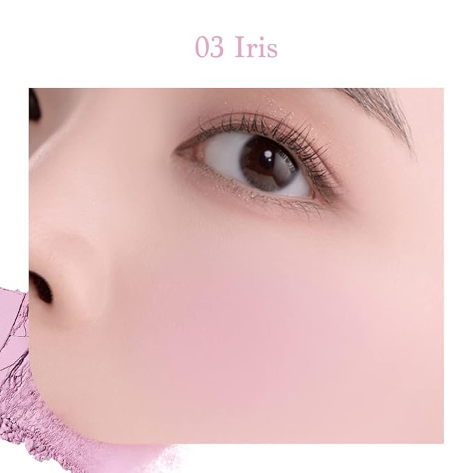 Dasique Blending Mood Cheek #05 Violet Knit l Vegan, Cruelty-Free l 4 Blendable Shades in Lightweight, Long-lasting, Smooth Powder-VivaGrace Women