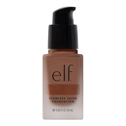 e.l.f. Flawless Finish Foundation, Lightweight & Medium Coverage, Semi-Matte Finish, Spice, 0.68 Fl Oz (20mL)-VivaGrace Women