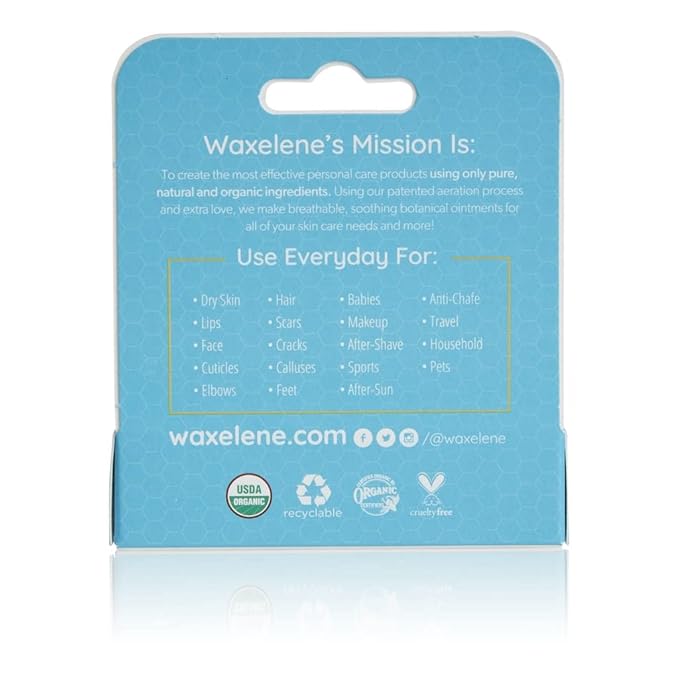 Waxelene Multi-Purpose Ointment, Organic, Lip Tube, Single-VivaGrace Women