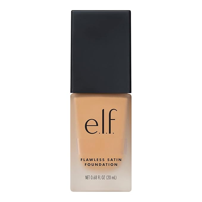 e.l.f. Flawless Finish Foundation, Lightweight & Medium Coverage, Semi-Matte Finish, Toffee, 0.68 Fl Oz (20mL)-VivaGrace Women