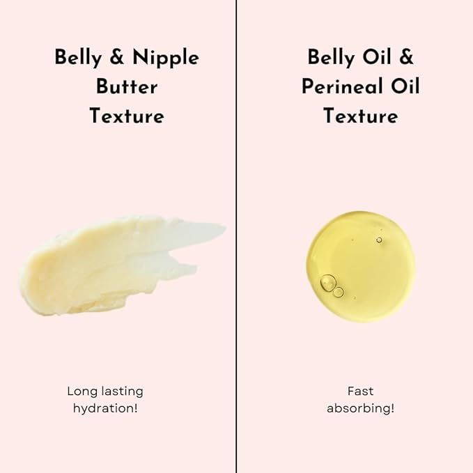 Belly Bundle - Organic Belly Balm and Natural Oil for Pregnancy Stretch Marks and Scars (5 piece set - SM)-VivaGrace Women