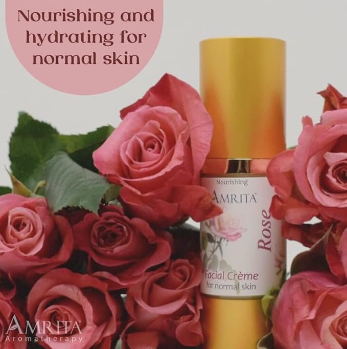 Rose Facial Crème - Blended with Premium Therapeutic Quality Essential Oils of Rose & Roman Chamomile - SIZE: 30ML-VivaGrace Women