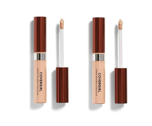 COVERGIRL Clean Invisible Concealer, Light 125, 0.32 Fl Oz, 2 Count-VivaGrace Women
