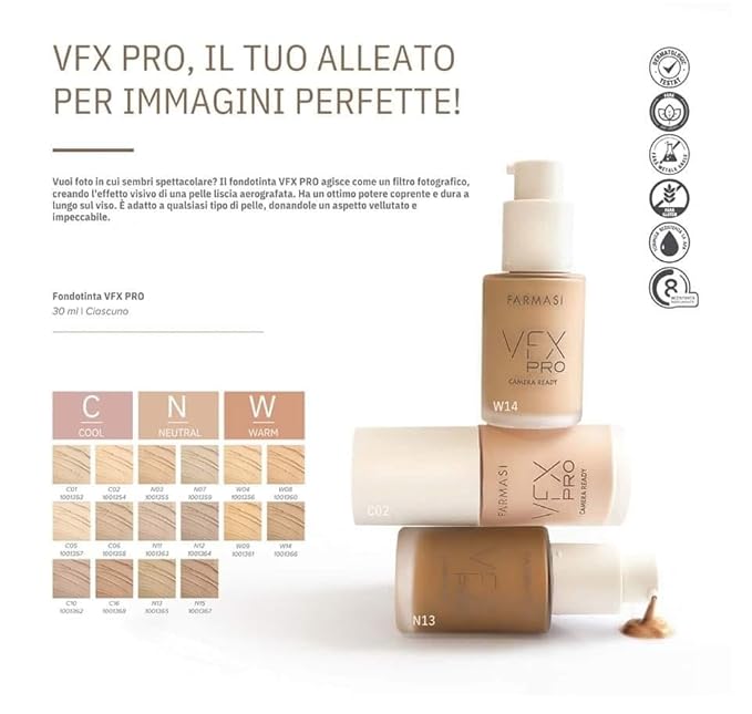 Farmasi Foundation Cream VFX Pro - C16-VivaGrace Women