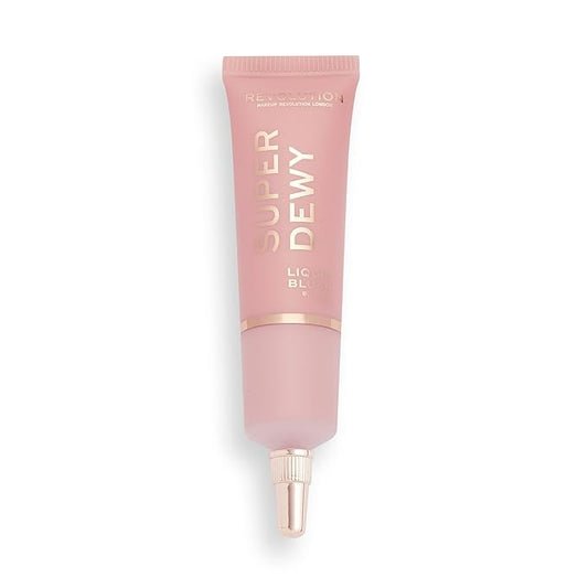 Makeup Revolution Superdewy Liquid Blush, Lightweight Buildable & Blendable Blusher for Cheeks, Ultra Pigmented, Vegan & Cruelty Free, Blushing In Love, 0.5fl.oz-VivaGrace Women