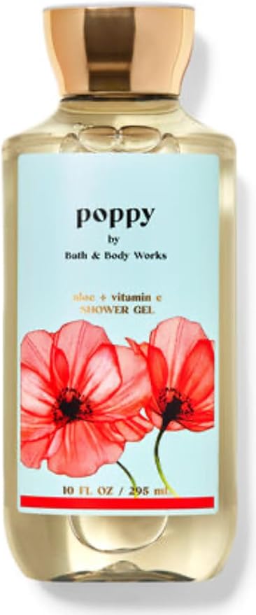 Bath & Body Works - 3 Piece Bundle - Spray - Body Cream - Shower Gel - Full Size and Gift Bag HELLO GORGEOUS (Poppy)-VivaGrace Women