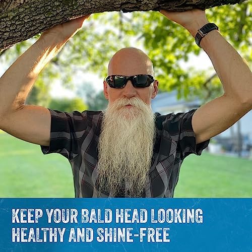 Mountaineer Brand Bald Head Care Detox Mask for Men | All Natural Exfoliator & Moisturizer with Bentonite Clay & Charcoal | Step 5 Head, Face, Skin Cleansing Mask for Soft Fresh Skin | Unscented 4oz-VivaGrace Women