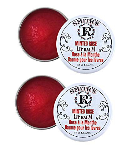 Rosebud Perfume Co. MINTED ROSE Lip Balm Two Pack: 2 x 0.8 tins-VivaGrace Women