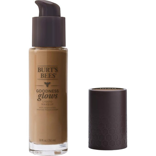 Burt's Bees Goodness Glows Liquid Makeup, Rich Caramel - 1.0 Ounce-VivaGrace Women