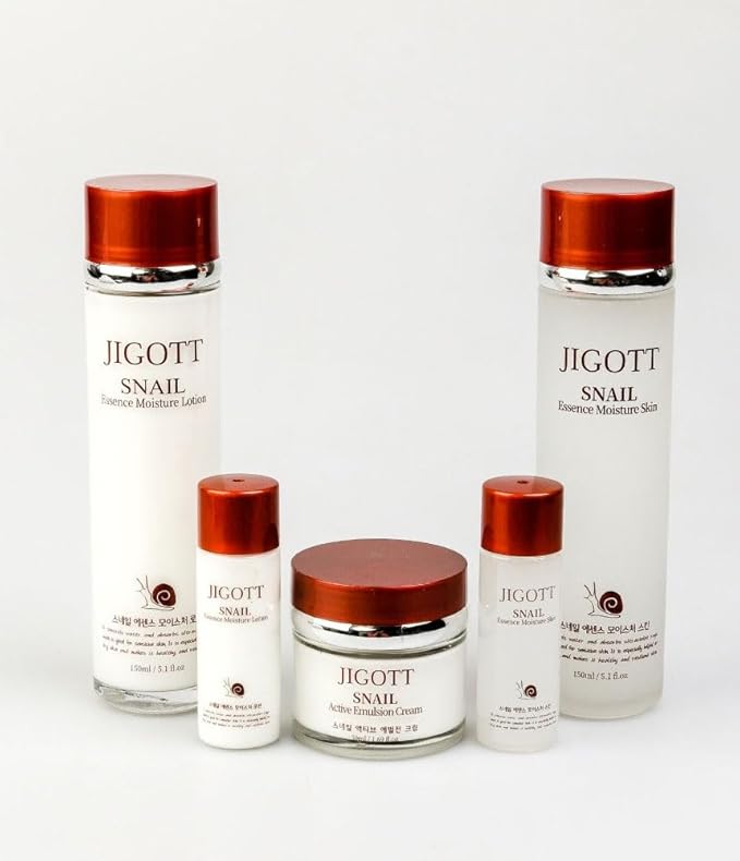 Snail Essence Moisture Skin Care 3Set, K Beauty Snail Cream, Moisturizer, Toner, Anti-Aging Hydration-VivaGrace Women