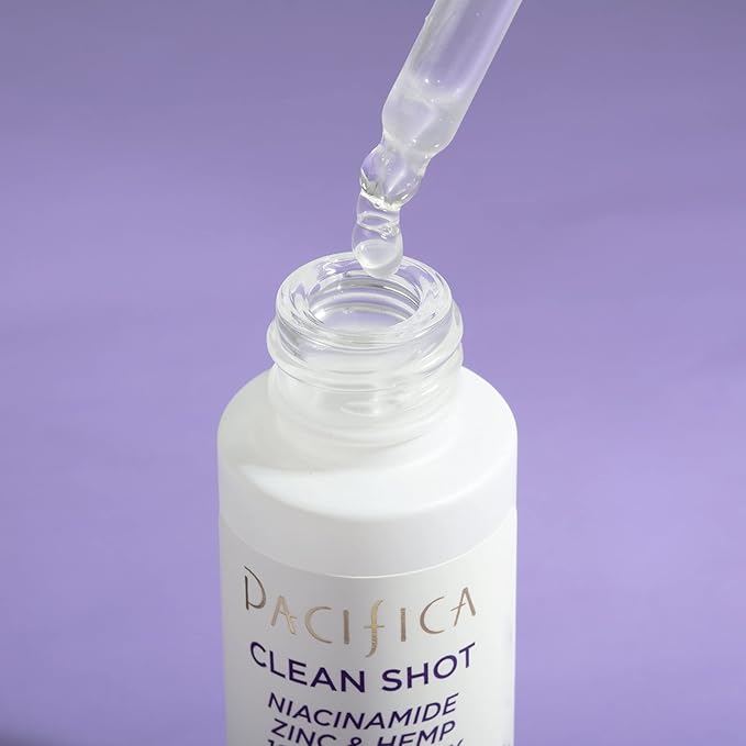 Pacifica Clean Shot Niacinamide Zinc and Hemp 10 Percent Complex Unisex 0.8 oz-VivaGrace Women