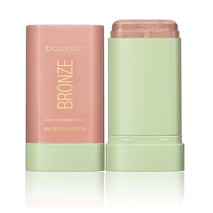 Multi-Use Makeup Blush Stick, Beauty Tinted Solid Blush Stick,Facial Contouring Highlight & Brighten Face Stick, Waterproof Moisturizer Stick, Suitable for All Skin (2#Soft Glow)-VivaGrace Women