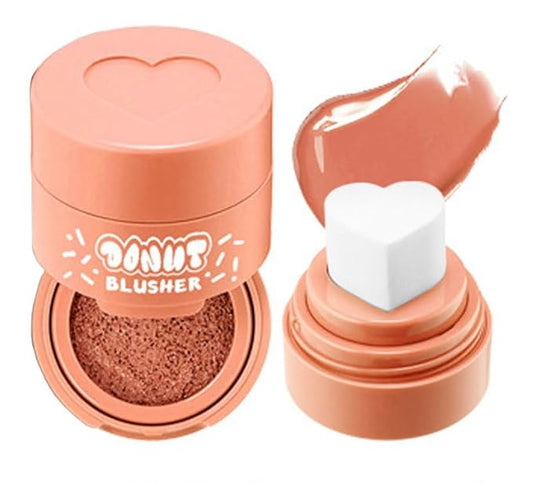 Stamp Liquid Blush Stamp Blush with Heart Shaped Applicator Natural Long Lasting Blush, Light and Airy Makeup for Women (6)-VivaGrace Women