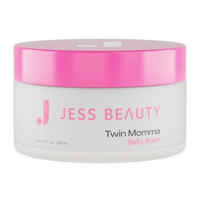 JESS BEAUTY | Twin Momma Belly Balm Lotion Coconut Oil & Avocado Oil | Skin Care Maternity Postpartum Essentials 4.4 fl oz-VivaGrace Women