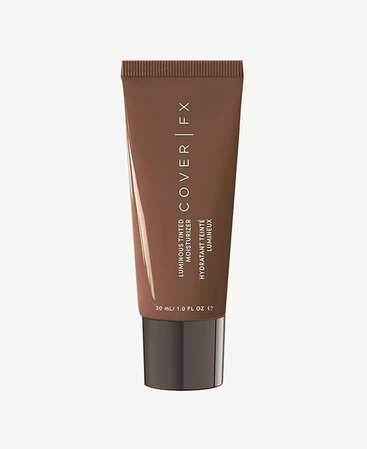 COVER FX Luminous Tinted Moisturizer - Deep - Hydrating Lightweight Glow - Light Coverage - Prebiotic and Probiotic Enriched Formula - All Skin Types - 1 Fl Oz-VivaGrace Women
