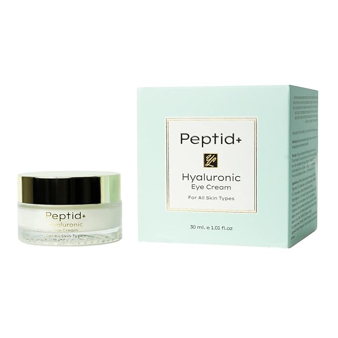 YL Hyaluronic Acid Eye Cream for All Skin Types, Moisturizing and Hydrating Under Eye Moisturizer for Dark Circles & Puffiness, Smooths Fine Lines (1 Fl Oz, 30 ml)-VivaGrace Women