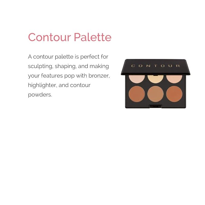 Elizabeth Mott Bronzer Contour Kit & Highlighting Powder - Cruelty Free & Paraben Free - 6 Shades for a Natural Glow-VivaGrace Women