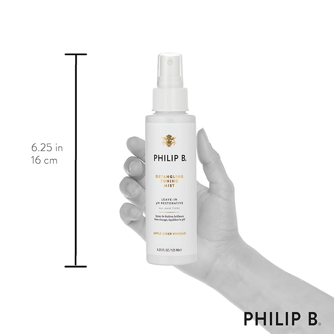 PHILIP B Detangling Toning Mist pH Restorative 4.23 oz. (125 ml) | Un-Tease Tangles, Leaves Hair Glossy, Smooth and Frizz-Free-VivaGrace Women
