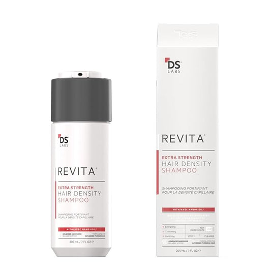 DS Labs Revita Extra Strength Shampoo - High-Performance Hair Density Shampoo, Volumizing & Thickening, Fuller Looking Hair, Saw Palmetto, Sulfate & Silicone Free, For Men & Women, 205mL-VivaGrace Women