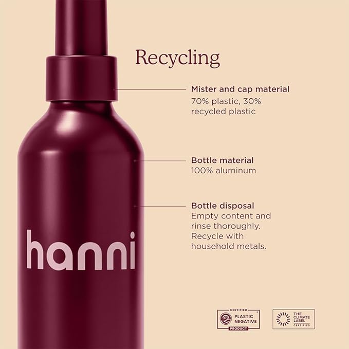 HANNI Water Balm Hydrating Body Mist, Moisturizer Spray with Hyaluronic Acid for All Skin Types, Lotion Replacement, 200 mL / 6.76 fl oz-VivaGrace Women