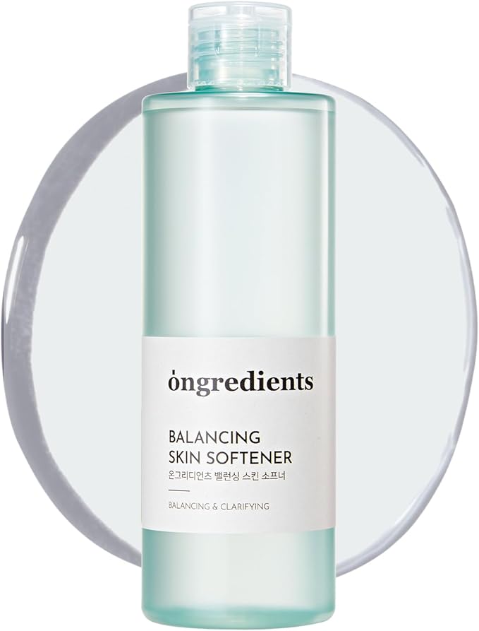 ONGREDIENTS Balancing Skin Softener | Trouble Care Facial Toner | Panthenol, Hyaluronic Acid, Heartleaf, Hydrating Balance Care for Dry, Sensitive Skin | Vegan, Korean Skin Care 250ml / 8.45 fl Oz-VivaGrace Women