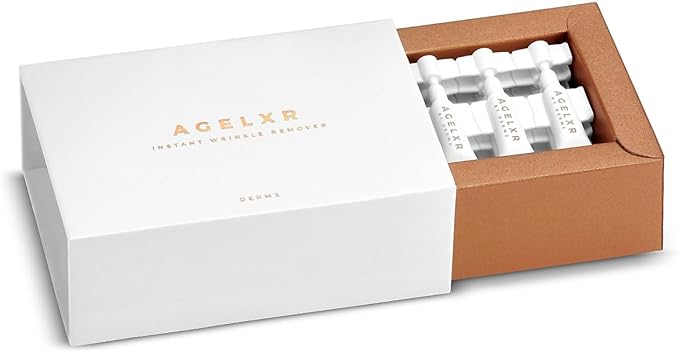 AGELXR - Instant Wrinkle Remover - Quickly Tightens Wrinkles, Fine Lines and Diminishes Puffy Eyes. Instant Facelift Serum - Anti-Aging Formula with Argireline® (30 Vials)-VivaGrace Women
