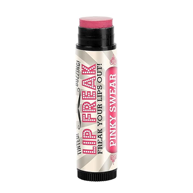 Doctor Lip Bang's BUZZING Lip Balm | Lip Freak | 100% All Natural | Cruelty Free | Pinky Swear | 2 Pack-VivaGrace Women