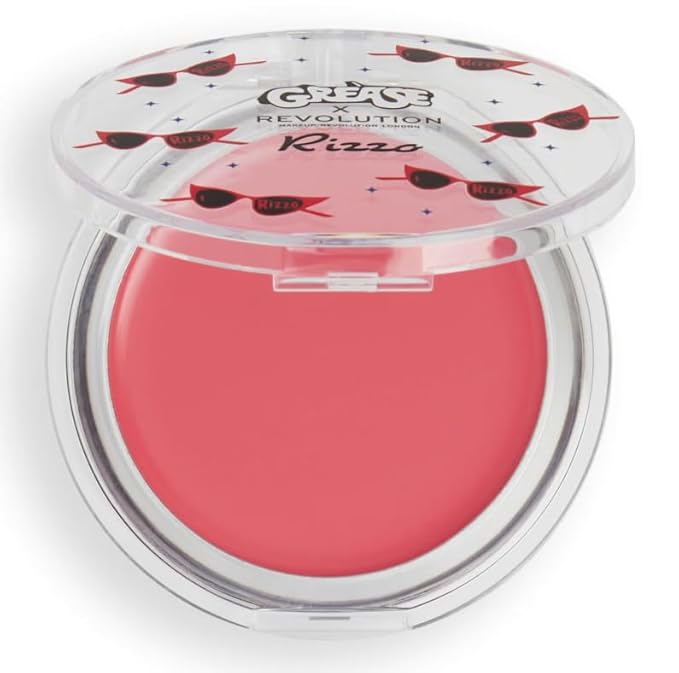 Revolution X Grease Rizzo Melting Blusher Pink Lady, 0.21 oz/ 6 g, Light Rosey-VivaGrace Women