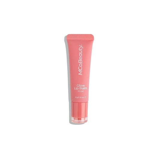 MCoBeauty Glow Lip Balm, Rose, Nourishing Tint for Luscious Lips, Vegan, Cruelty Free Cosmetics-VivaGrace Women