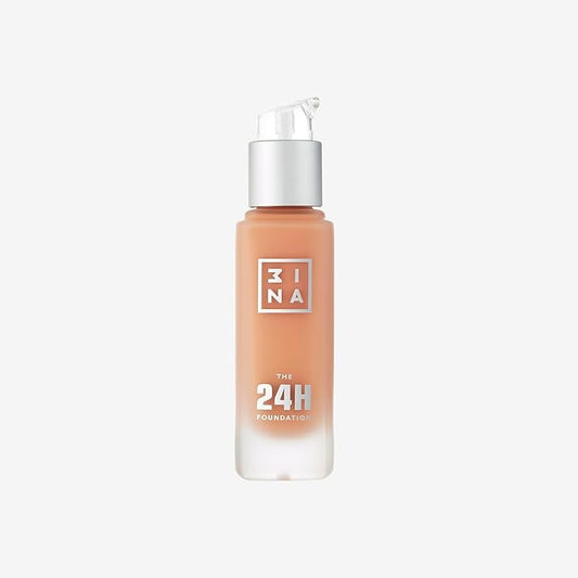 3INA The 24H Foundation 612-24H Long-Wearing Formula - Medium To High Buildable Coverage - Smooth Matte Finish - Expanded Shade Selection - Waterproof, Cruelty Free, Vegan Makeup - 1.01 Oz-VivaGrace Women
