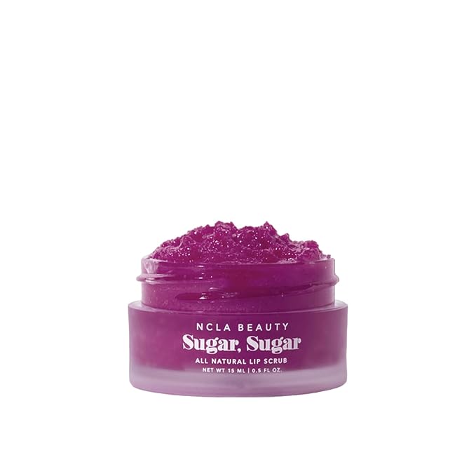 NCLA - Natural Sugar, Sugar Lip Scrub | Vegan, Cruelty-Free, Clean Skincare (Black Cherry)-VivaGrace Women