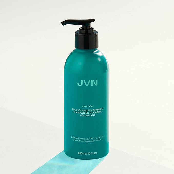 JVN Embody Volumizing Shampoo, Clean, Volume-Boosting Shampoo for All Hair Types, Clarifying, Adds Fullness and Restores Shine, Sulfate-Free, 10 Fluid Ounces-VivaGrace Women