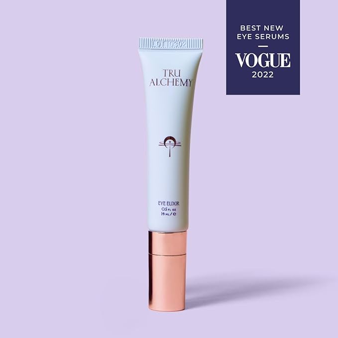 Tru Alchemy Eye Elixir Cooling Eye Treatment Cream - Dark Circle Eye Cream for Puffiness and Bags Under Eyes - Caffeine, Hyaluronic Acid, Vitamin C (2-Pack)-VivaGrace Women