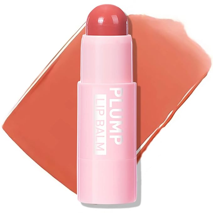 Plumping Lip Balm - Tinted Lip Balm Plumper - Enhancing & Hydrating Lip Moisturizer Fade Lip Lines Lip Care 0.17Oz/4.8g - 03 SORBET BALM-VivaGrace Women