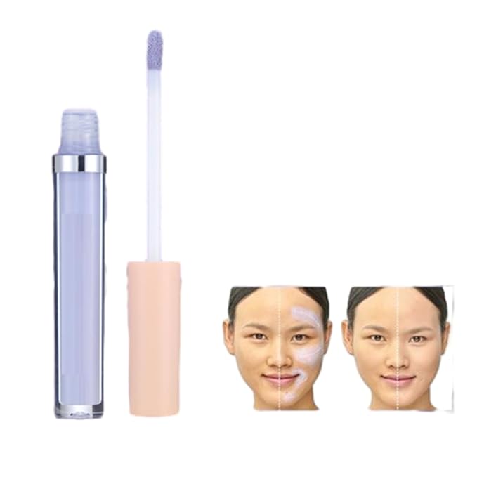MAEPEOR Liquid Conceal Contour 7 Colors Cream Lightweight Liquid Concealer Contour Makeup for Concealing Blemishes, Brighten Dark Circles (Color 02 Purple)-VivaGrace Women