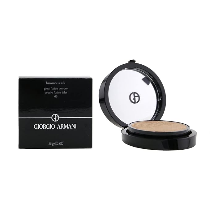 Giorgio Armani Luminous Silk Glow Fusion Powder - 6.5 Medium Natural Concealer Women 0.12 oz-VivaGrace Women
